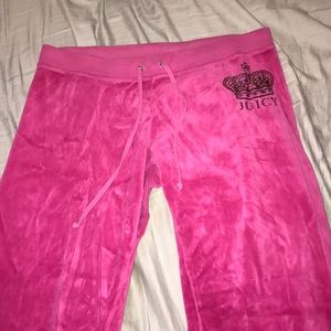 Authentic Juicy Couture velour track pants